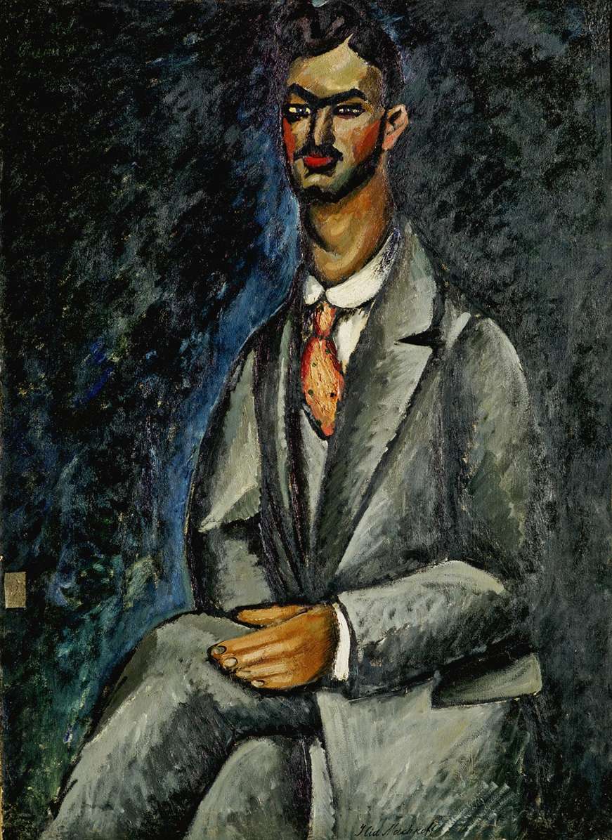 Ilya Mashkov Portrait of a Poet 1910 Fine Art Print
