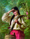 Konstantin Makovsky Girl with a Yoke 1874 Fine Art Print