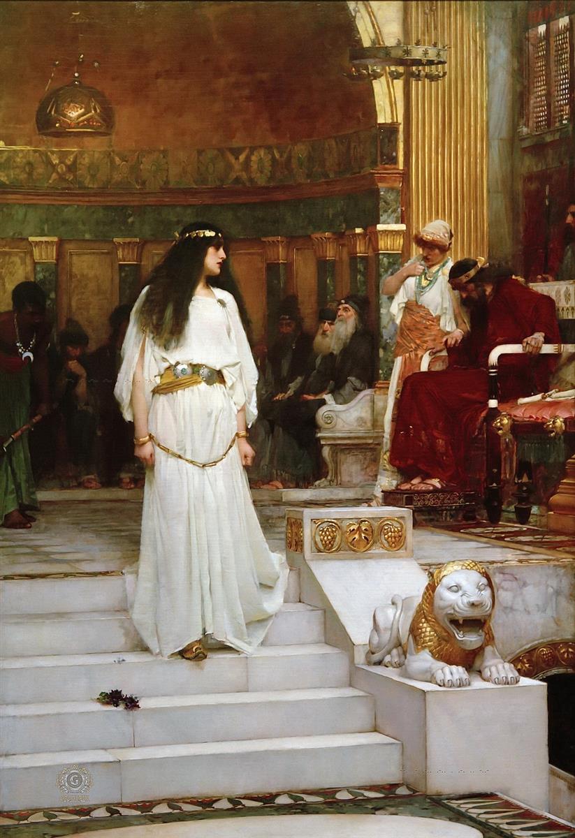 John William Waterhouse Marianne Leaving the Judgement Seat of Herod 1887 Fine Art Print