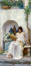 John William Waterhouse Flora 1890 Fine Art Print