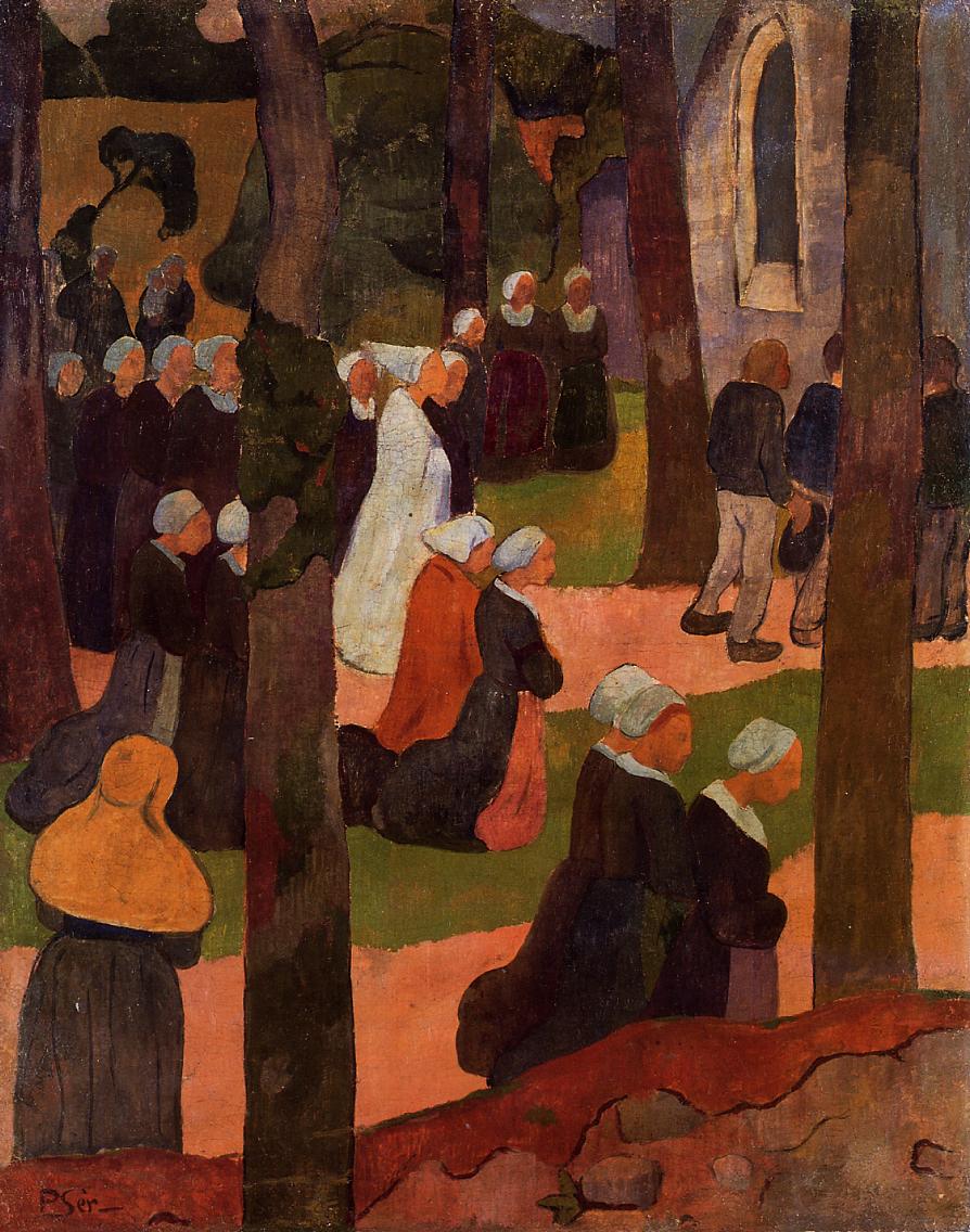 Paul Serusier A Breton Sunday 1890 Fine Art Print