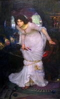 John William Waterhouse The Lady of Shalott Looking at Lancelot 1894 Fine Art Print