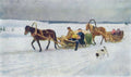 Nikolay Bogdanov Belsky Farewell of a New Soldier 1898 Fine Art Print
