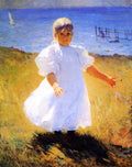 Frank W. Benson Child in Sunlight 1899 Fine Art Print