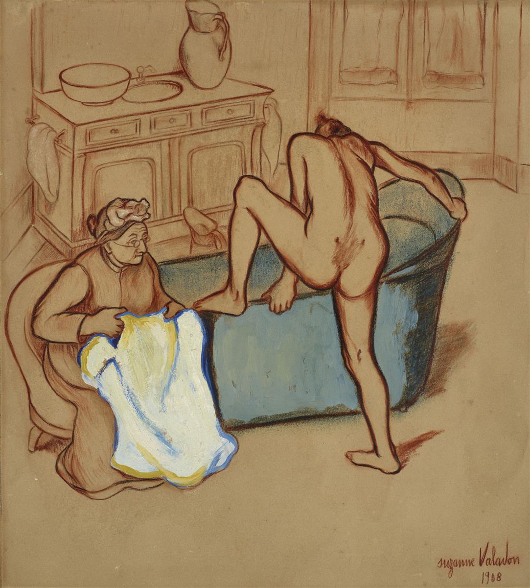 Suzanne Valadon Two Women 1908 Fine Art Print