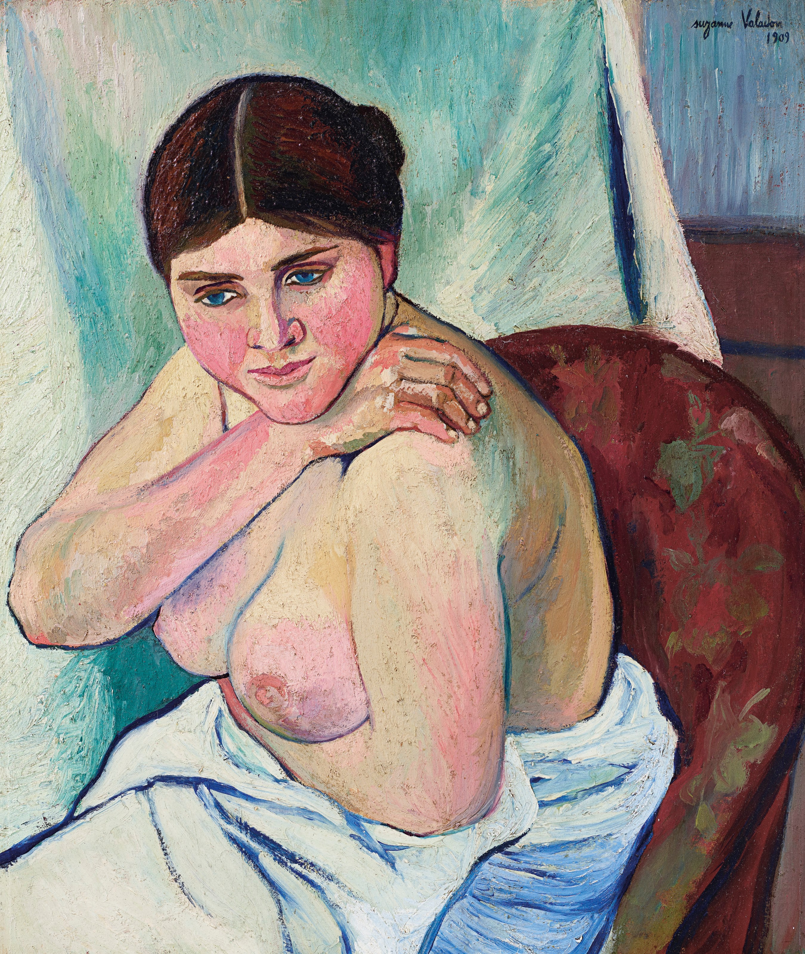 Suzanne Valadon Juliette Sitting In The Armchair 1909 Fine Art Print