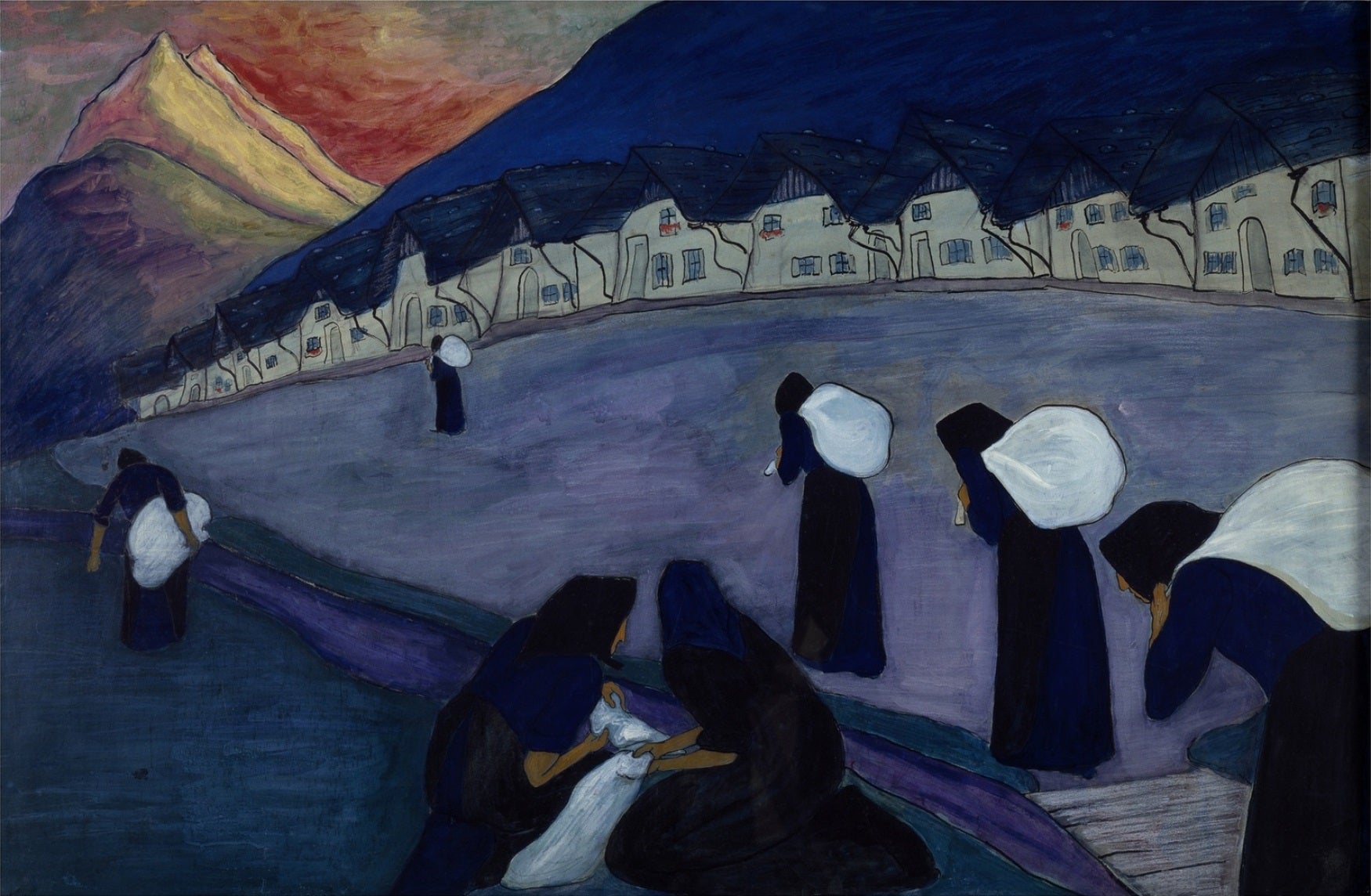Marianne von Werefkin The Black Women 1910 Fine Art Print