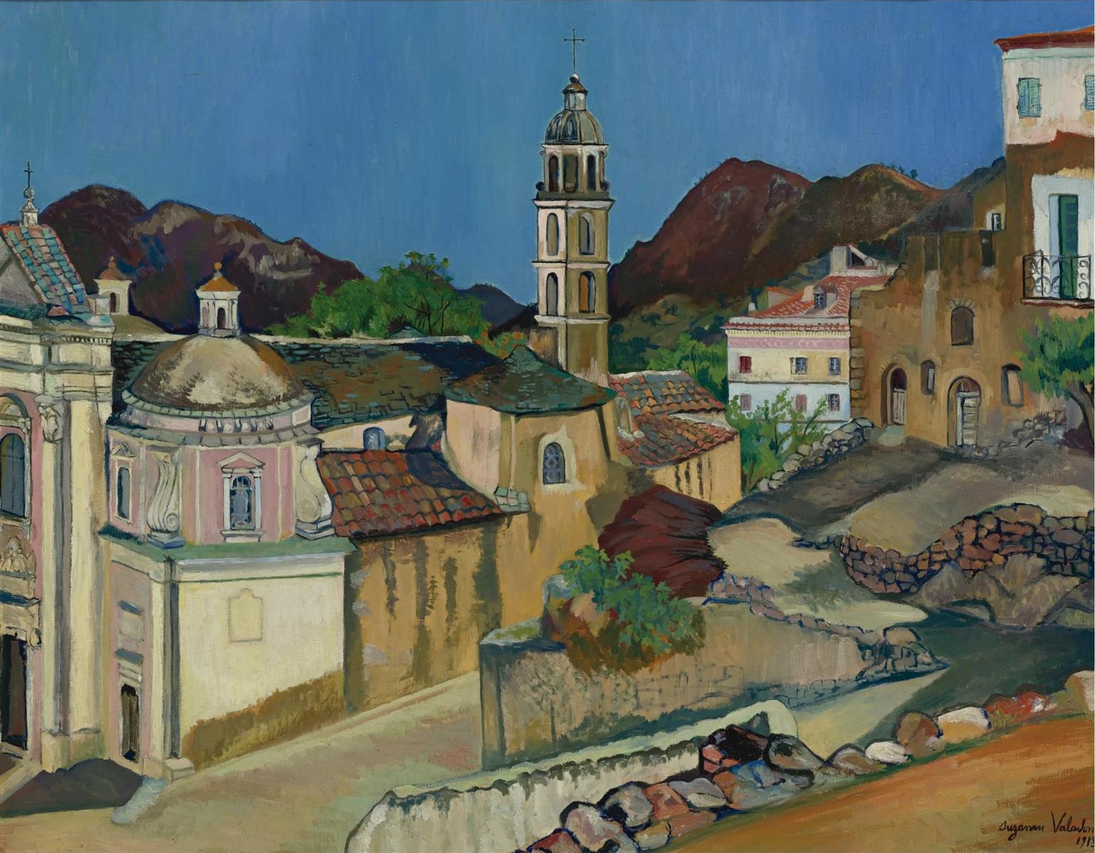 Suzanne Valadon Belgodère Church, Corsica 1913 Fine Art Print