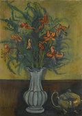 Suzanne Valadon Vase of Flowers and Teapot 1916 Fine Art Print