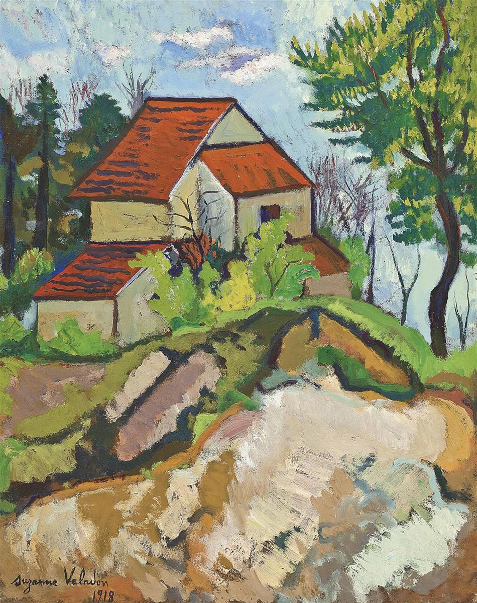 Suzanne Valadon The Hollow Road 1918 Fine Art Print