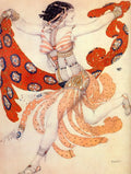 Leon Bakst Costume Design for the Ballet "Cleopatra" 1909 Fine Art Print