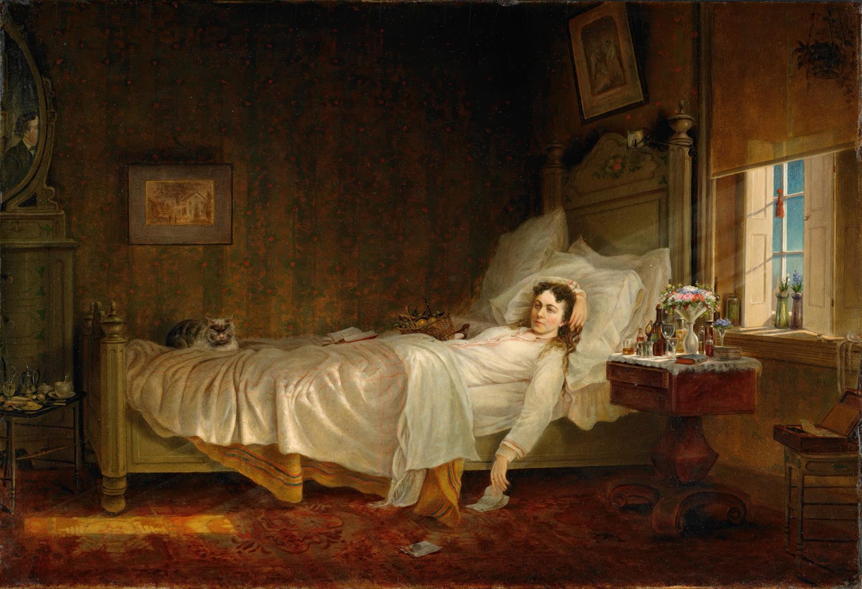 Edward Lamson Henry The Invalid 1868 Fine Art Print