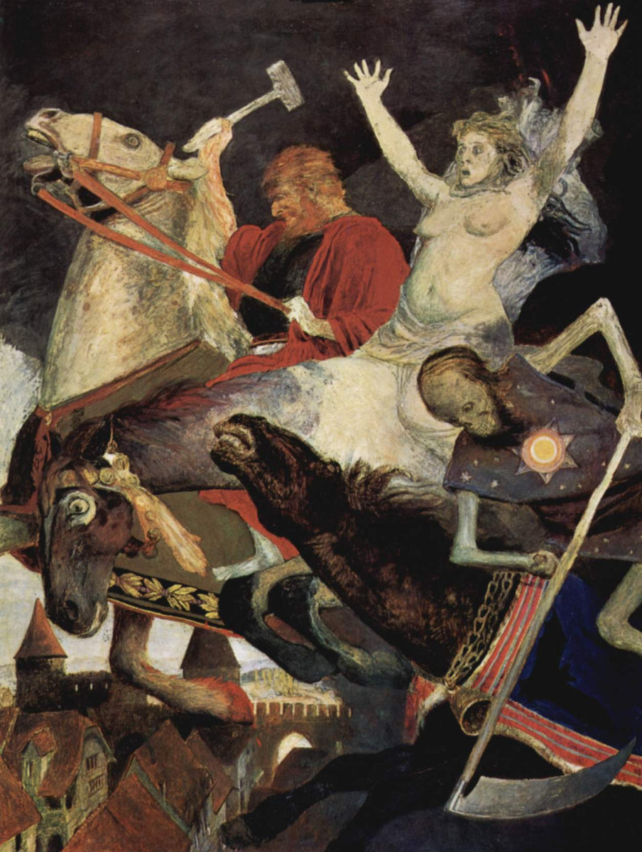 Arnold Böcklin War 1896 Fine Art Print