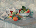 Ilya Mashkov Apples and Pears on White 1908 Fine Art Print