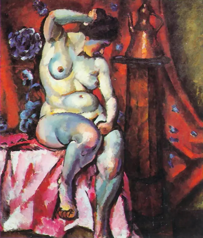 Ilya Mashkov Nude 1920 Fine Art Print