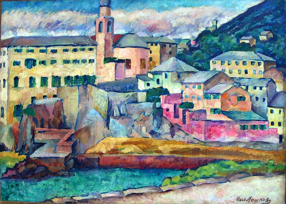 Ilya Mashkov View of Nervi 1913 Fine Art Print