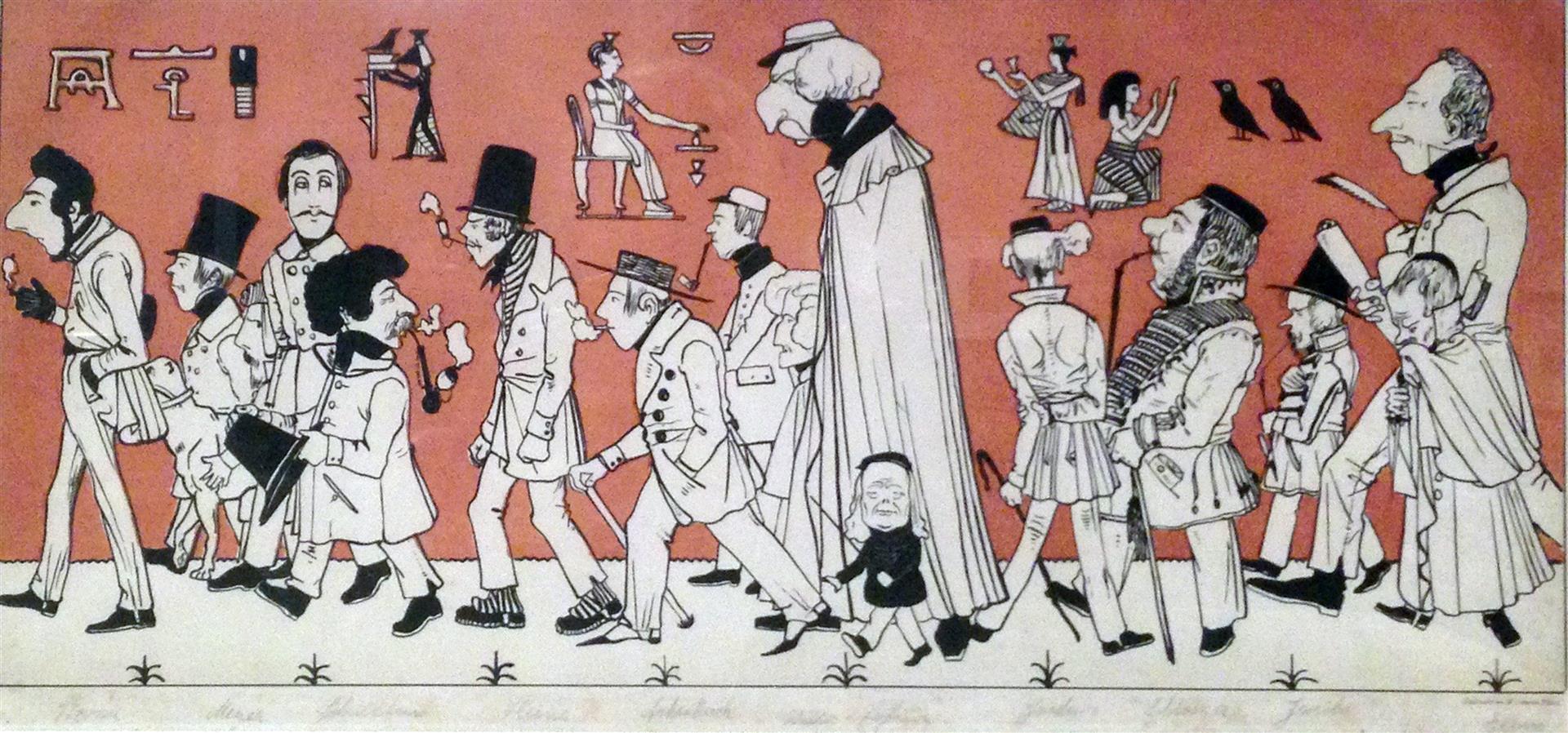 Andreas Achenbach Train of the Düsseldorf Artists 1837 Fine Art Print