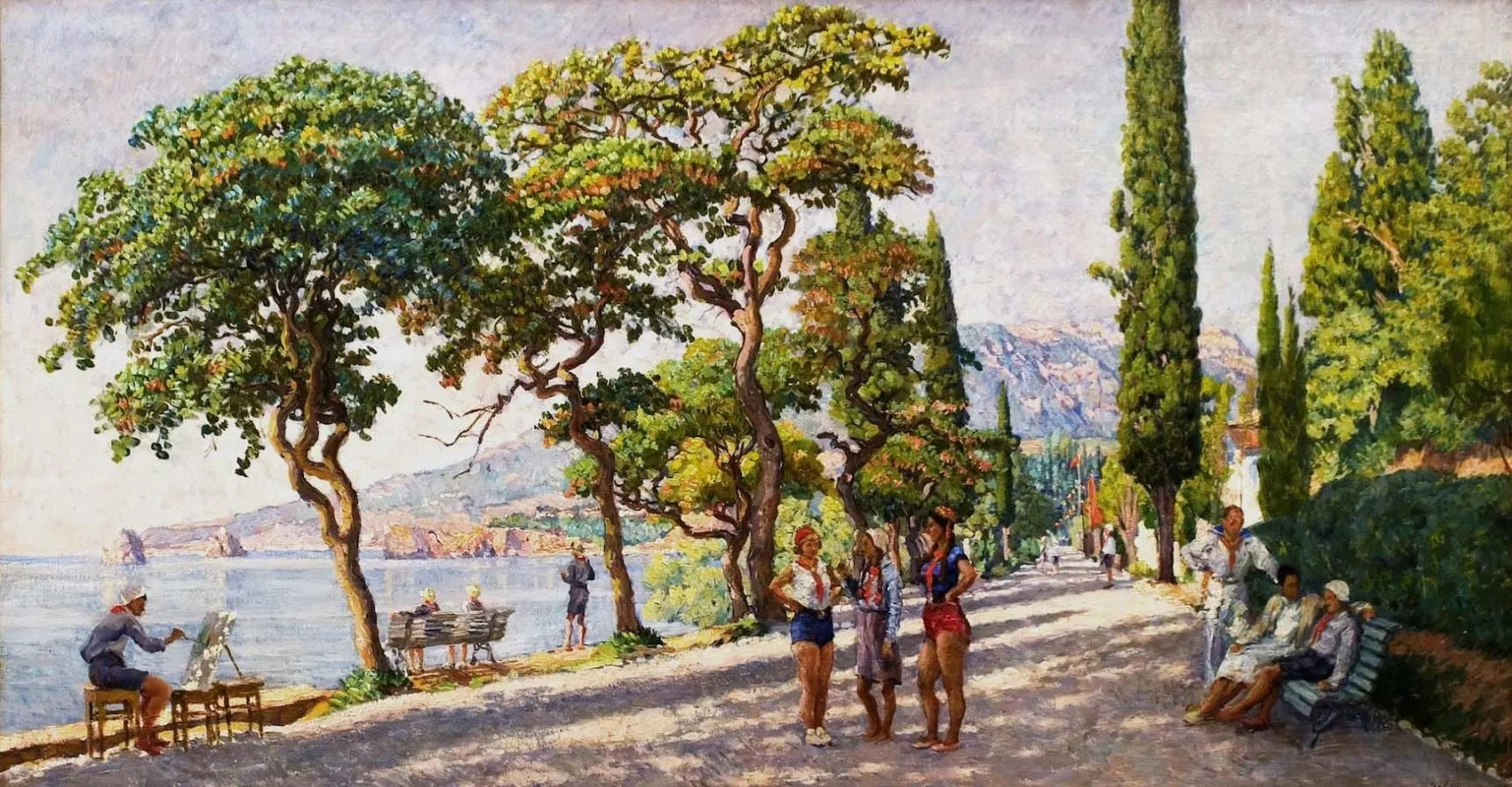 Ilya Mashkov September Morning in Artek 1926-1929 Fine Art Print