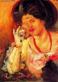 Lovis Corinth Woman with a Glass of Wine 1908 Fine Art Print