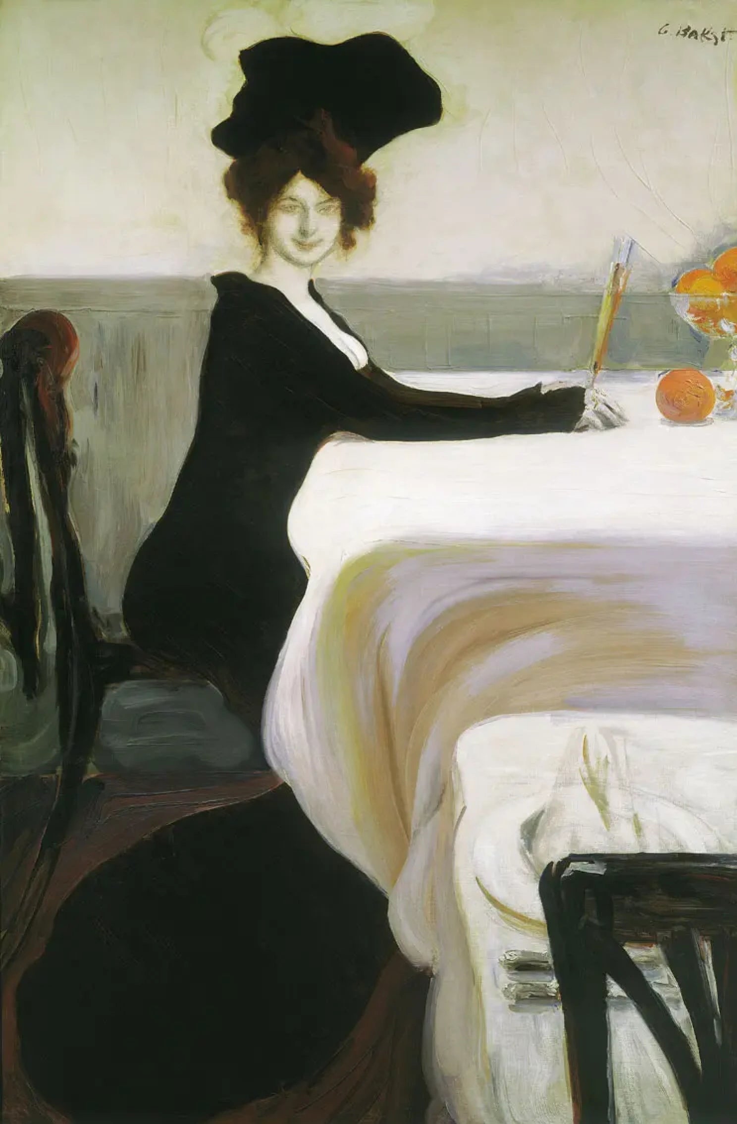 Leon Bakst The Supper 1902 Fine Art Print