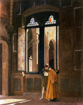 Federico Zandomeneghi Palazzo Pretorio in Florence 1865 Fine Art Print