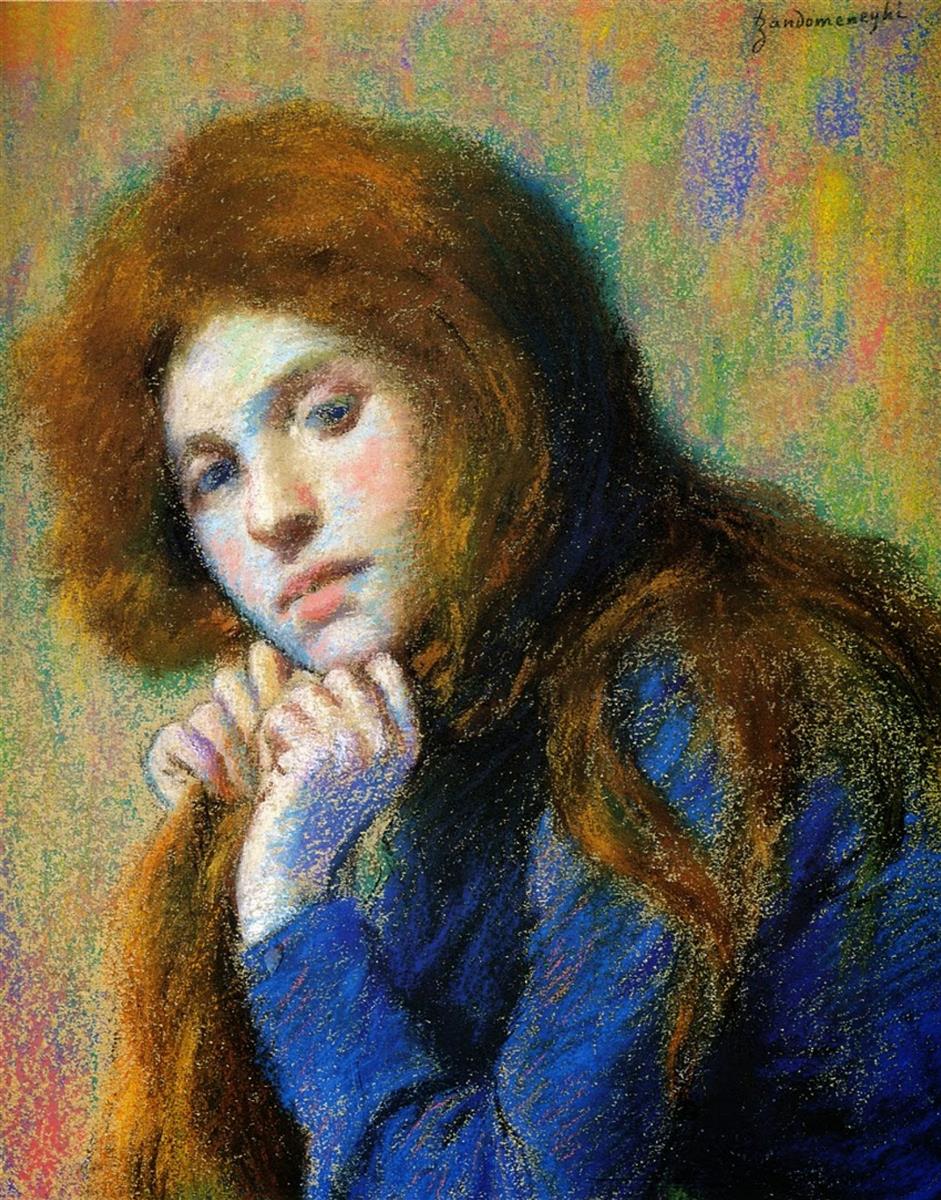 Federico Zandomeneghi Matilda 1910 Fine Art Print