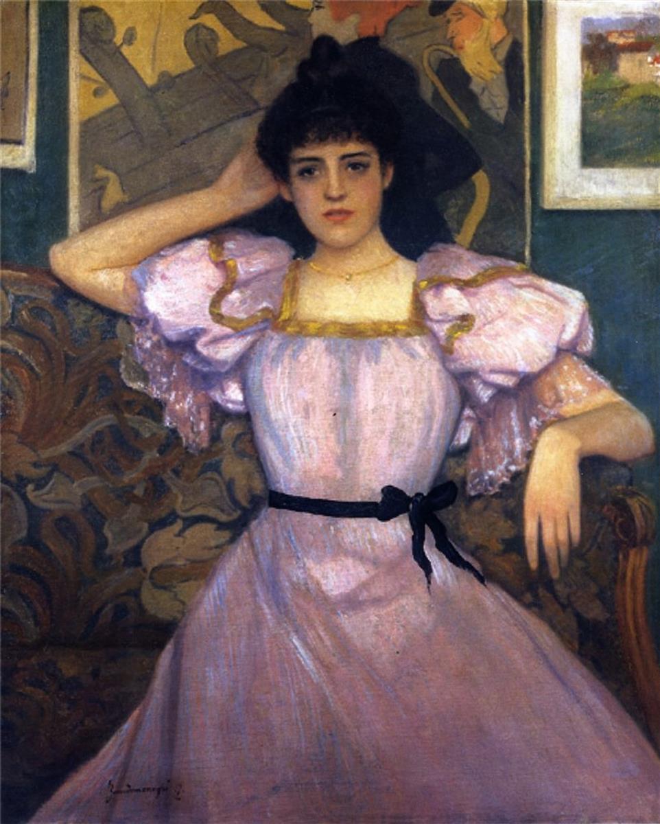 Federico Zandomeneghi Tribute to Toulouse-Lautrec 1917 Fine Art Print