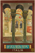 Ravenna Italy Vintage Style Italian Travel Poster 1920 Fine Art Print