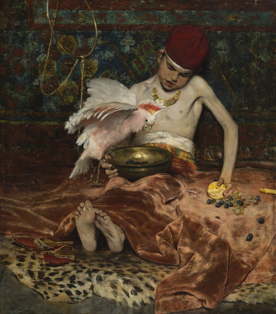 William Merritt Chase The Turkish Page 1876 Fine Art Print