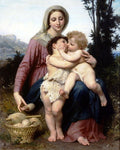 William-Adolphe Bouguereau The Holy Family 1863 Fine Art Print