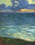 Henri Martin By the Sea 1900 Fine Art Print