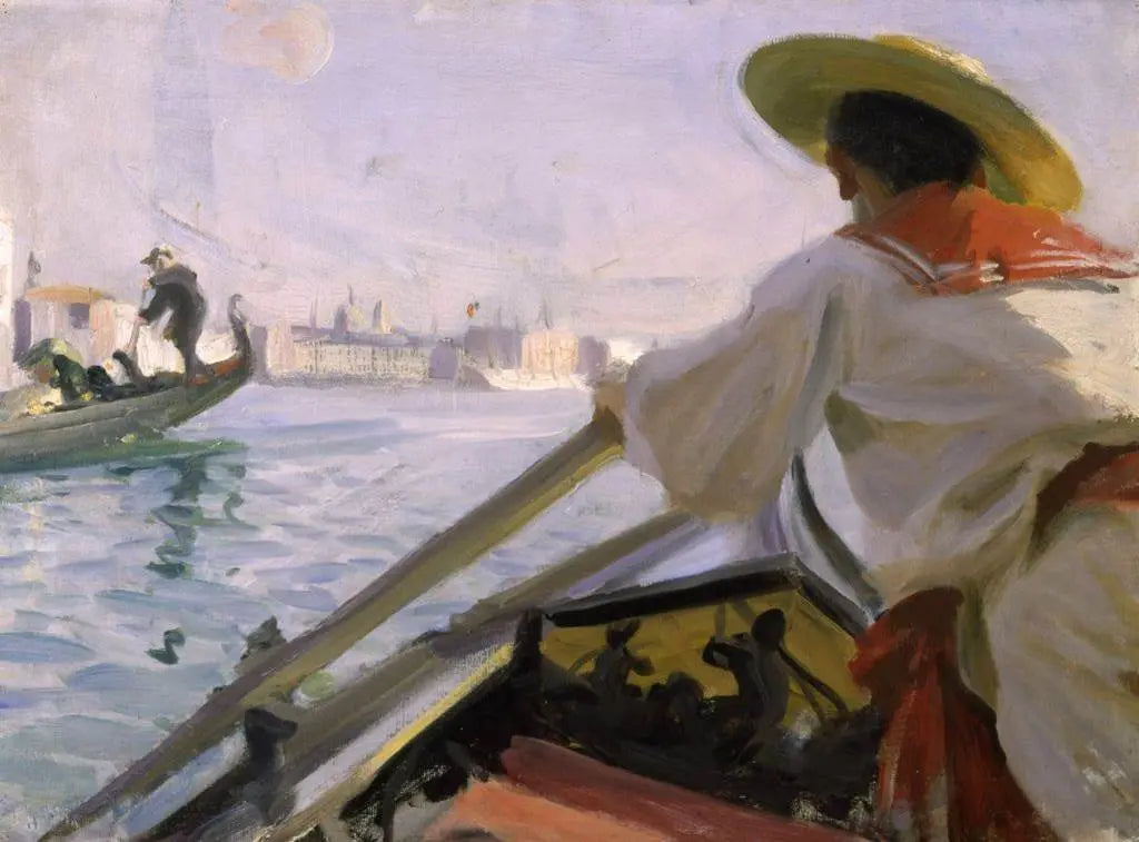Anders Zorn In my Gondola 1894 Fine Art Print