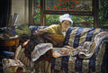 James Tissot The Japanese roll 1873 Fine Art Print