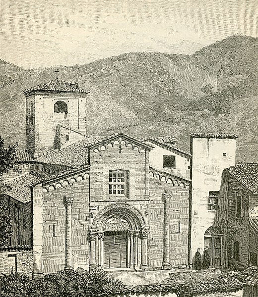 Giuseppe Barberis Abbey of Santa Fede in Cavagnolo 1890 Fine Art Print