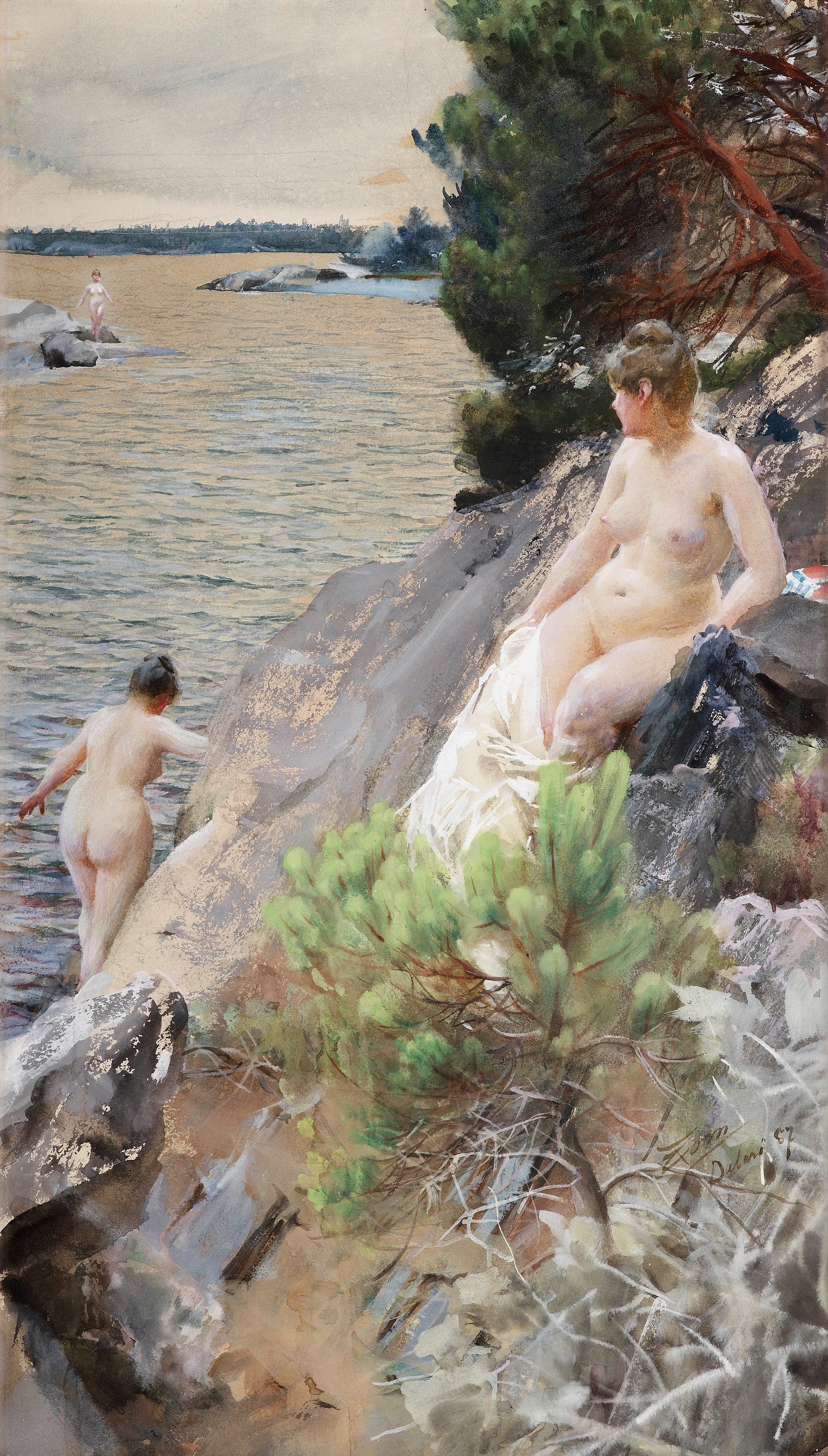 Anders Zorn Summer 1887 Fine Art Print