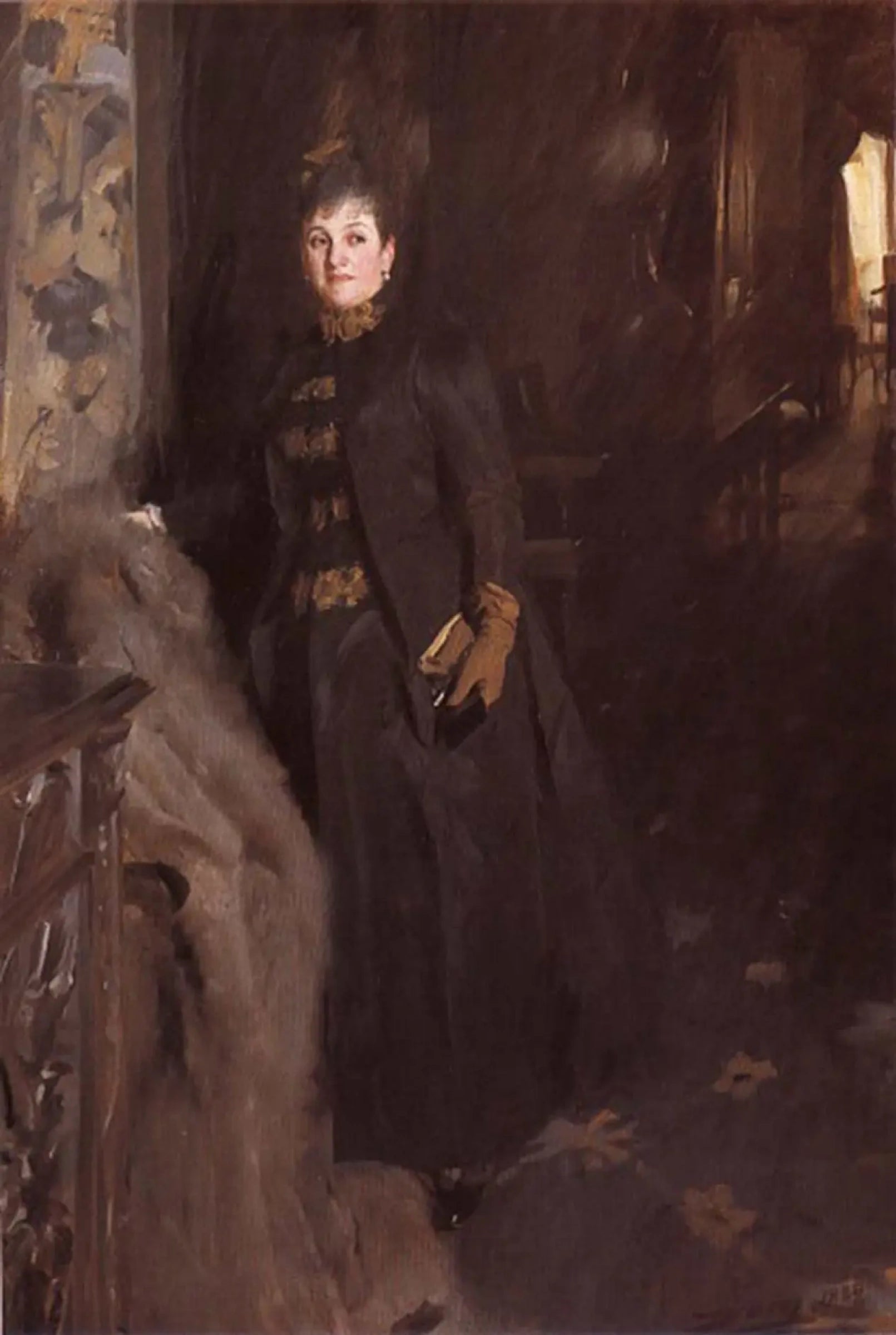 Anders Zorn Madame Clara Rikoff 1890 Fine Art Print