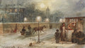 Vasily Surikov Evening in Petersburg 1871 Fine Art Print