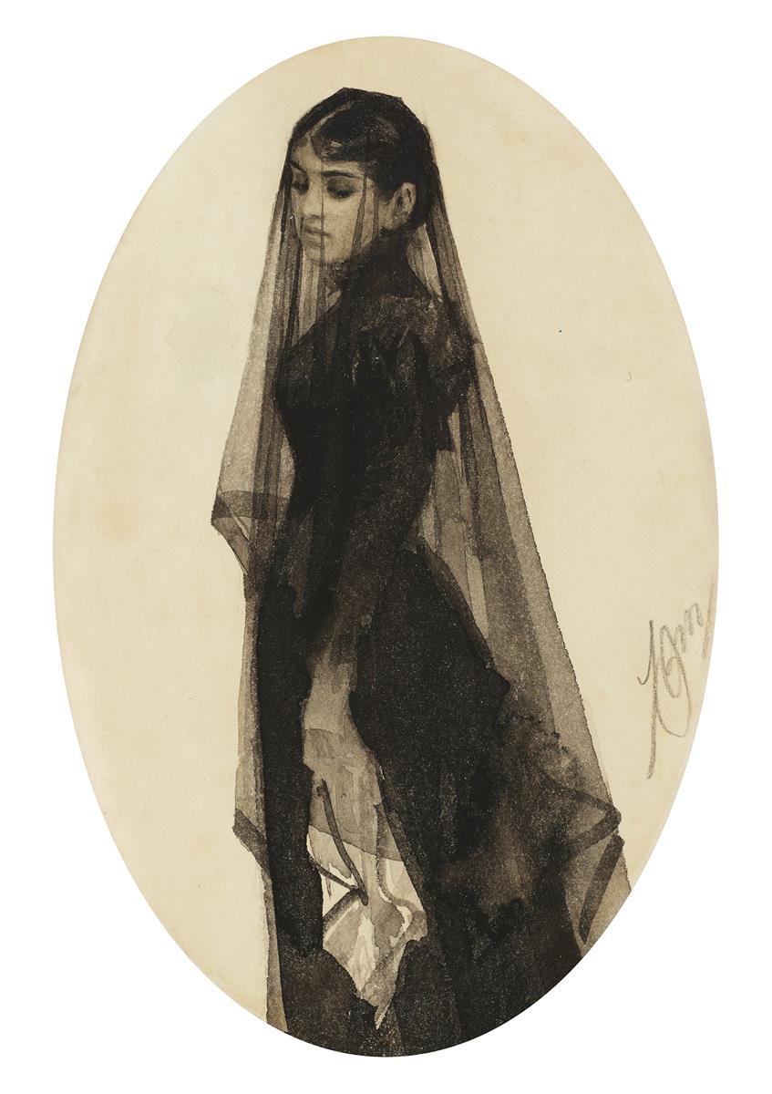 Anders Zorn The Widow 1882 Fine Art Print