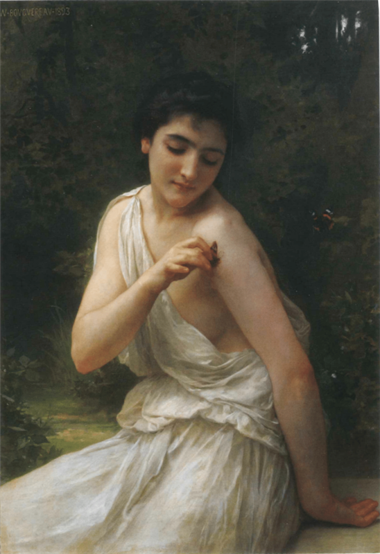 William-Adolphe Bouguereau The Butterfly 1893 Fine Art Print