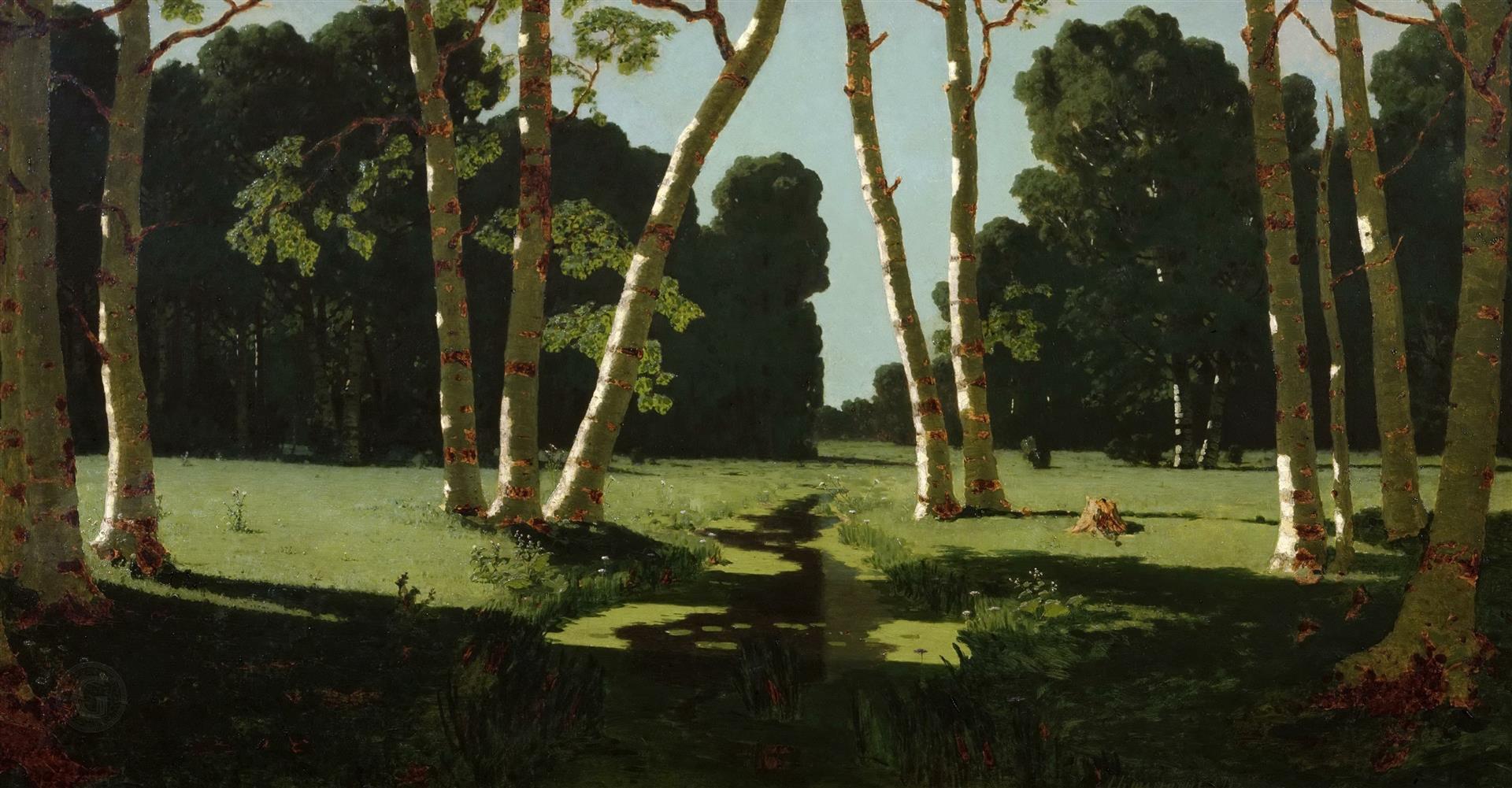 Arkhyp Kuindzhi A Birch Grove 1879 Fine Art Print