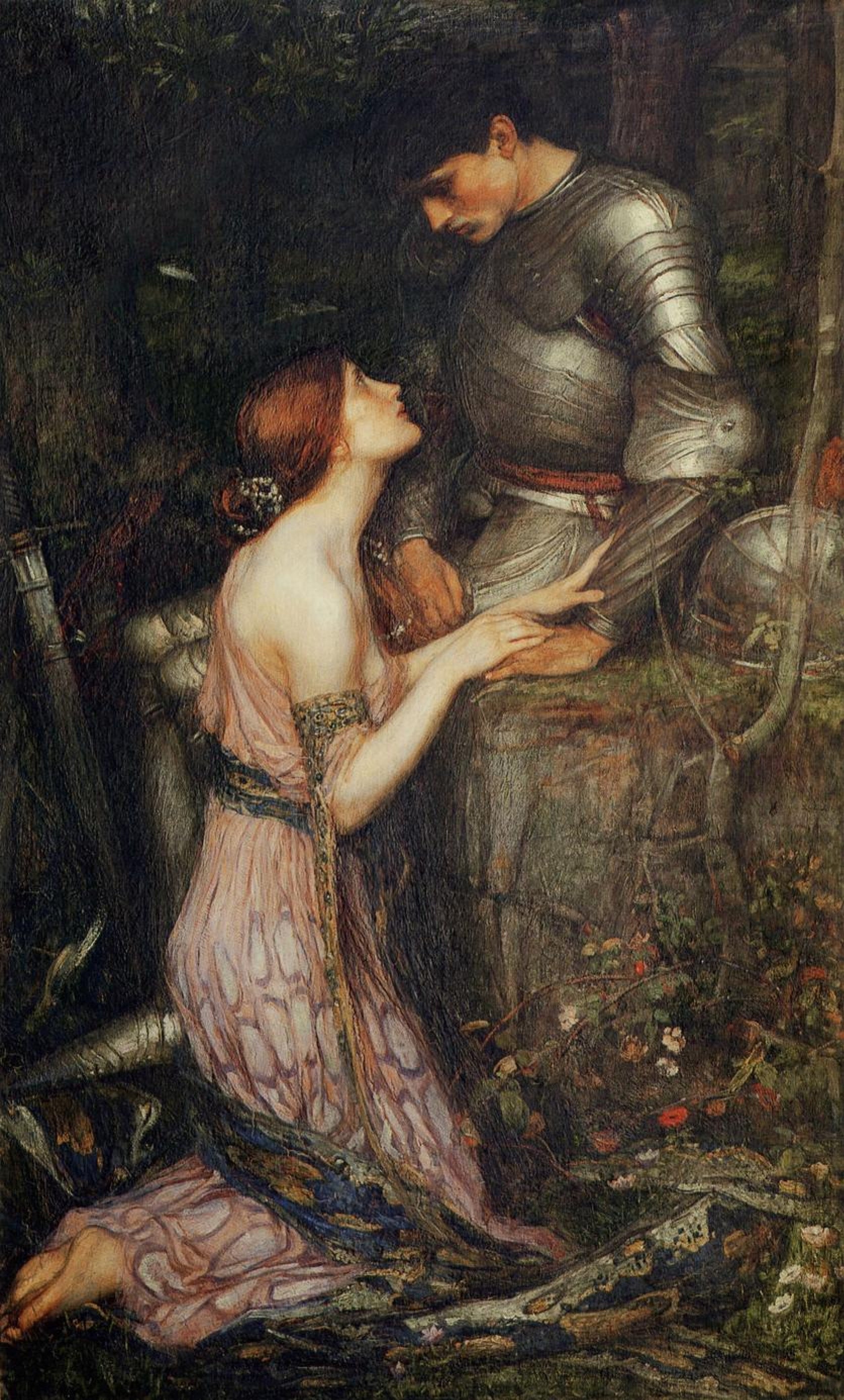 John William Waterhouse Lamia and the Soldier 1905 Fine Art Print