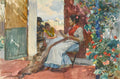 Joaquín Sorolla Mending the Nets 1902 Fine Art Print