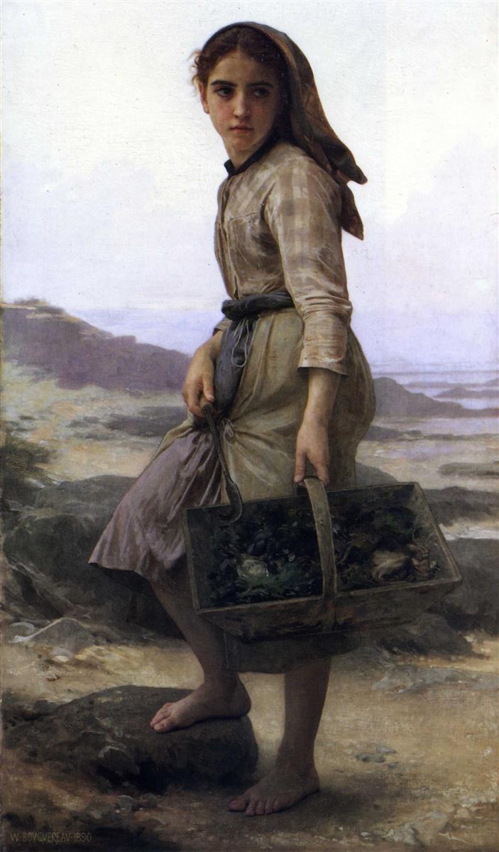 William-Adolphe Bouguereau The Fisher 1890 Fine Art Print