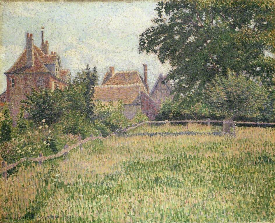 Lucien Pissarro La Maison De La Sourde, Eragny 1886 Fine Art Print
