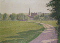Lucien Pissarro Eragny Church 1886 Fine Art Print