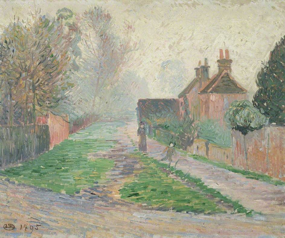 Lucien Pissarro November Morning, Epping 1895 Fine Art Print
