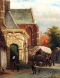 Cornelis Springer A View Of The South Entrance 1869 Fine Art Print