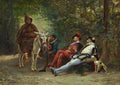 Eduardo Zamacois A begging brother 1867 Fine Art Print