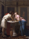 Auguste Toulmouche A classical courtship 1853 Fine Art Print