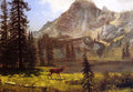 Albert Bierstadt Call of the Wild 1880-1890 Fine Art Print